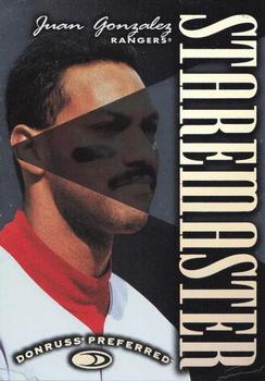 1997 Donruss Preferred - Staremasters #6 Juan Gonzalez Front