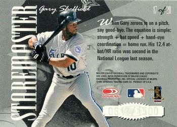 1997 Donruss Preferred - Staremasters #17 Gary Sheffield Back