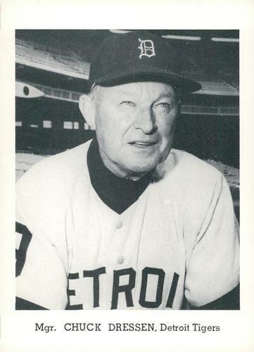 1964 Jay Publishing Detroit Tigers #NNO Chuck Dressen Front