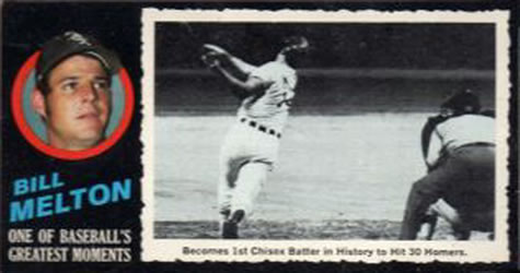 1971 Topps Greatest Moments #33 Bill Melton Front