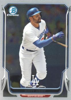 2014 Bowman Chrome #156 Matt Kemp Front