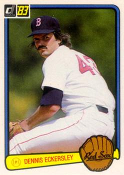 1983 Donruss #487 Dennis Eckersley Front