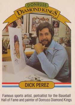 1983 Donruss #NNO Dick Perez / DK Checklist Front