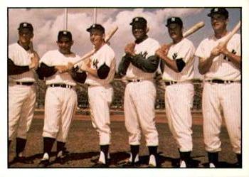 1981 TCMA The 1960's II #474 Roger Maris / Yogi Berra / Mickey Mantle / Elston Howard / Bill Skowron / Johnny Blanchard Front