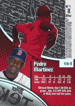 2000 Topps Tek - Pattern 08 #18-8 Pedro Martinez Back