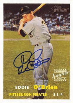 2006 Topps Heritage - Real One Autographs #ROA-EOB Eddie O'Brien Front