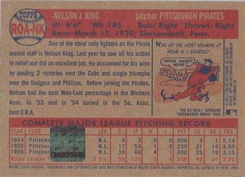 2006 Topps Heritage - Real One Autographs #ROA-NK Nelson King Back