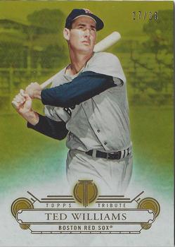 2014 Topps Tribute - Gold #23 Ted Williams Front