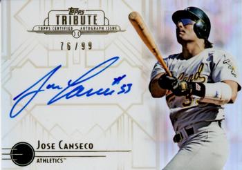 2014 Topps Tribute - Autographs #TA-JC Jose Canseco Front