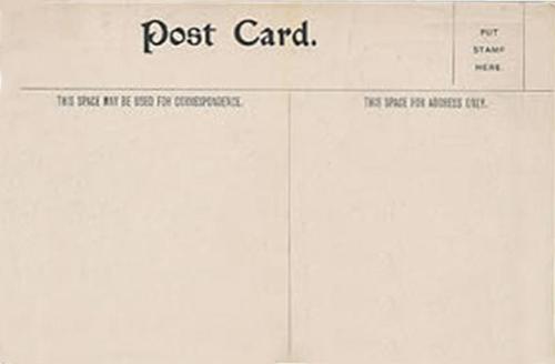 1908 Brush Auto Postcards #NNO Charlie Schmidt Back