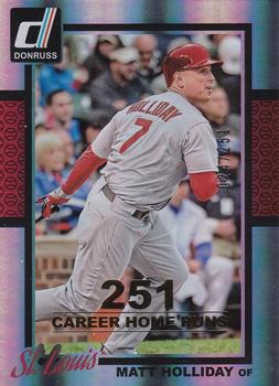 2014 Donruss - Stat Line Career #93 Matt Holliday Front