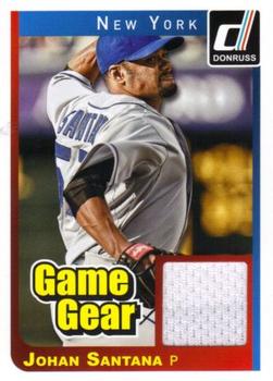 2014 Donruss - Game Gear #34 Johan Santana Front