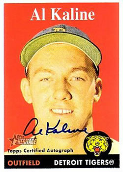 2007 Topps Heritage - Real One Autographs #ROA-AK Al Kaline Front