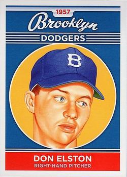 2011 Ronnie Joyner Commemorative 1957 Brooklyn Dodgers #6 Don Elston Front