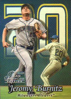 1999 Flair Showcase - Flair Showcase Row 2 (Passion) #115 Jeromy Burnitz Front