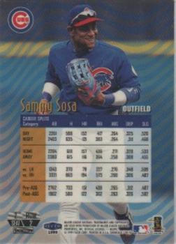 1999 Flair Showcase - Flair Showcase Row 2 (Passion) #2 Sammy Sosa Back