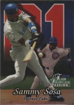 1999 Flair Showcase - Flair Showcase Row 2 (Passion) #2 Sammy Sosa Front