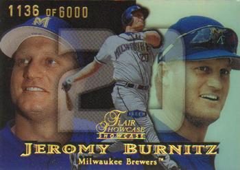 1999 Flair Showcase - Flair Showcase Row 1 (Showcase) #115 Jeromy Burnitz Front