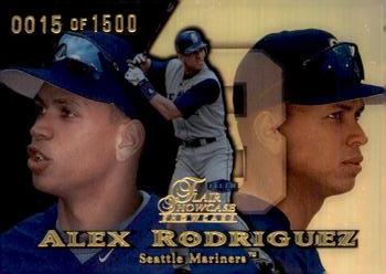 1999 Flair Showcase - Flair Showcase Row 1 (Showcase) #14 Alex Rodriguez Front