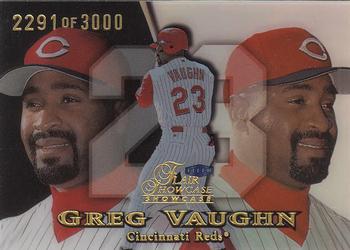 1999 Flair Showcase - Flair Showcase Row 1 (Showcase) #59 Greg Vaughn Front