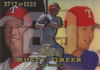 1999 Flair Showcase - Flair Showcase Row 1 (Showcase) #121 Rusty Greer Front