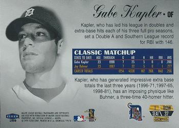 1999 Flair Showcase - Flair Showcase Row 1 (Showcase) #37 Gabe Kapler Back