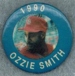 1990 MLBPA Baseball Buttons #NNO Ozzie Smith Front