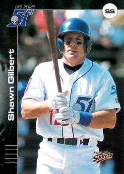 2001 Multi-Ad Las Vegas 51s #10 Shawn Gilbert Front