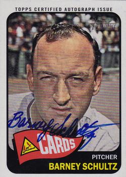 2014 Topps Heritage - Real One Autographs #ROA-BSC Barney Schultz Front