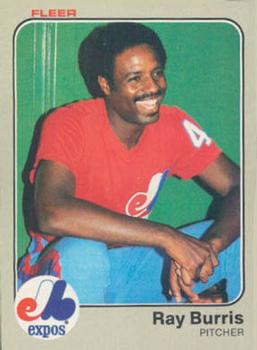 1983 Fleer #277 Ray Burris Front