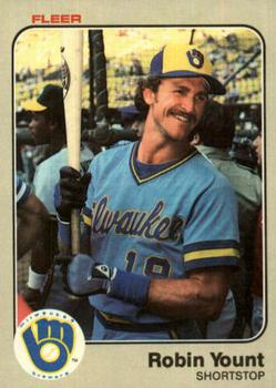 1983 Fleer #51 Robin Yount Front