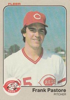 1983 Fleer #599 Frank Pastore Front