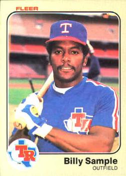 1983 Fleer #577 Billy Sample Front