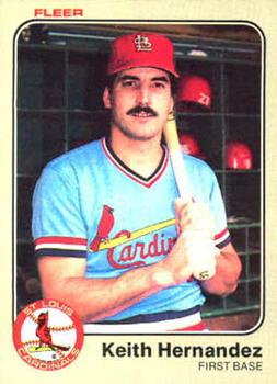 1983 Fleer #8 Keith Hernandez Front