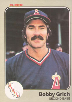 1983 Fleer #91 Bobby Grich Front