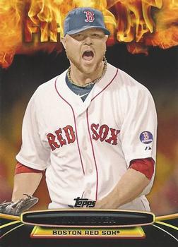 2014 Topps Opening Day - Fired Up #UP-4 Jon Lester Front
