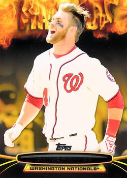 2014 Topps Opening Day - Fired Up #UP-1 Bryce Harper Front