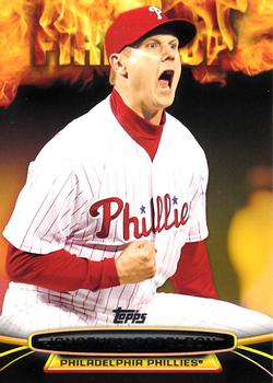 2014 Topps Opening Day - Fired Up #UP-6 Jonathan Papelbon Front