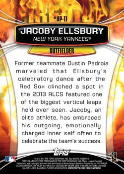 2014 Topps Opening Day - Fired Up #UP-11 Jacoby Ellsbury Back