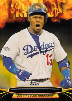 2014 Topps Opening Day - Fired Up #UP-17 Hanley Ramirez Front