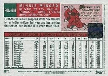 2008 Topps Heritage - Real One Autographs #ROA-MIM Minnie Minoso Back