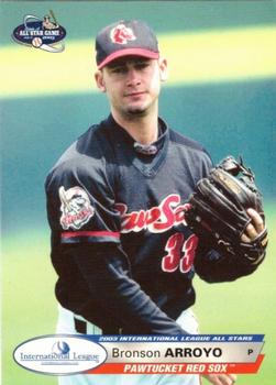 2003 Choice International League All-Stars #5 Bronson Arroyo Front