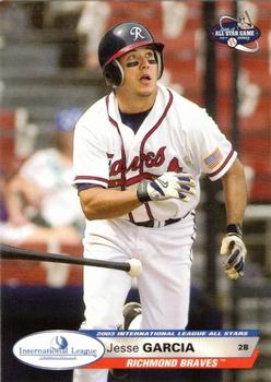 2003 Choice International League All-Stars #18 Jesse Garcia Front