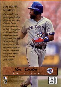 1997 Finest #127 Joe Carter Back