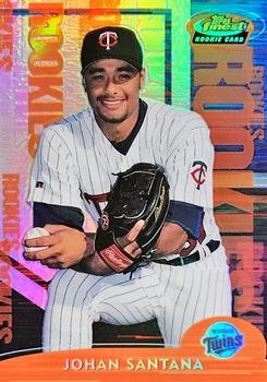 2000 Finest - Refractors #262 Johan Santana Front