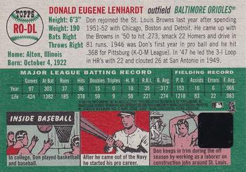 2003 Topps Heritage - Real One Autographs #RO-DL Don Lenhardt Back