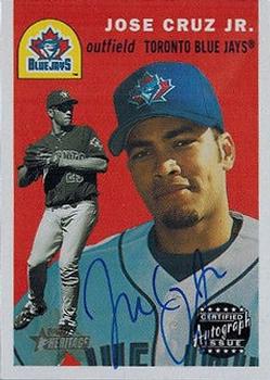 2003 Topps Heritage - Real One Autographs #RO-JC Jose Cruz Jr. Front