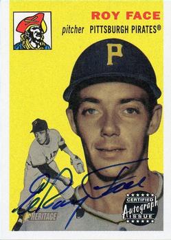 2003 Topps Heritage - Real One Autographs #RO-RF Roy Face Front