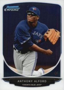 2013 Bowman Chrome Mini #84 Anthony Alford Front