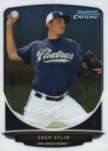 2013 Bowman Chrome Mini #123 Zach Eflin Front